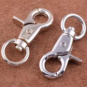swivel Clips zinc alloy Lobster Clasp Wholesale Snap Hook 46*12mm Purse Swivel Hook Bag Charm Clasp for bag/purse/diy making-10pcs