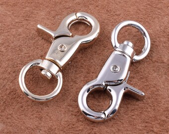 swivel Clips zinc alloy Lobster Clasp Wholesale Snap Hook 46*12mm Purse Swivel Hook Bag Charm Clasp for bag/purse/diy making-10pcs