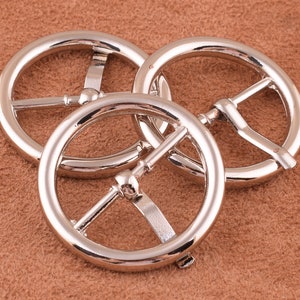 silver metal buckle 1&quot; Metal Buckles-Small buckles,trio of buckles,solid metal buckles 6pcs One inch circle buckles for collars/bags/straps