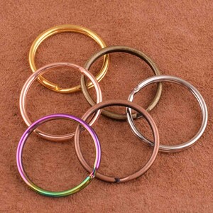 Double Split Rings,1 Inch Key Rings Jump Rings Double Loops Bulk Jump ...