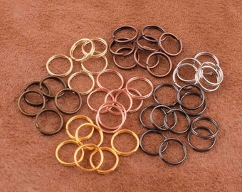 500pcs Double Loop Split Jump Rings,Bulk Jewelry Making Supplies,Wire Split Ring,Key Ring,iron Split Ring for Link/Connector/key