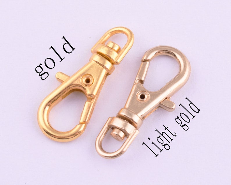 Small Swivel Lobster Clasps 234mm Trigger Snaps hook,Lobster Clip Purse bag Handbag Clasp,key ring clasps for purse/bag/diy making-30pcs image 3