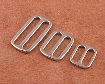 38/26/19mm Pequeño color plata hebilla de metal, hebilla de la hebilla del centro de la hebilla del centro hebilla de metal hebilla hardware del bolso de la hebilla para cuero / cinturones / correas y zapatos