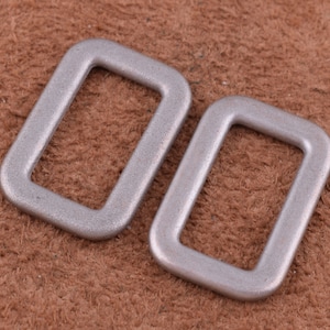 Metal Rectangle Buckle Ring purse strap buckle Square Ring Loop Metal Slide Buckle Webbing rings purse hardware for Bag/purse/Belt