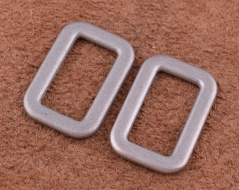 Metall Rechteck Schnalle Ring Geldbörse Band Schnalle Platz Ring Schleife Metall Slide Schnalle Webbing Ringe Geldbörse Hardware für Tasche/Geldbörse/Gürtel