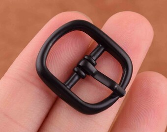 50 Fibbie In Plastica Nera A Tre Scivoli Regolabili – Anello Rettangolare Per Cinghie, Zaini, Borse E Fai Da Te