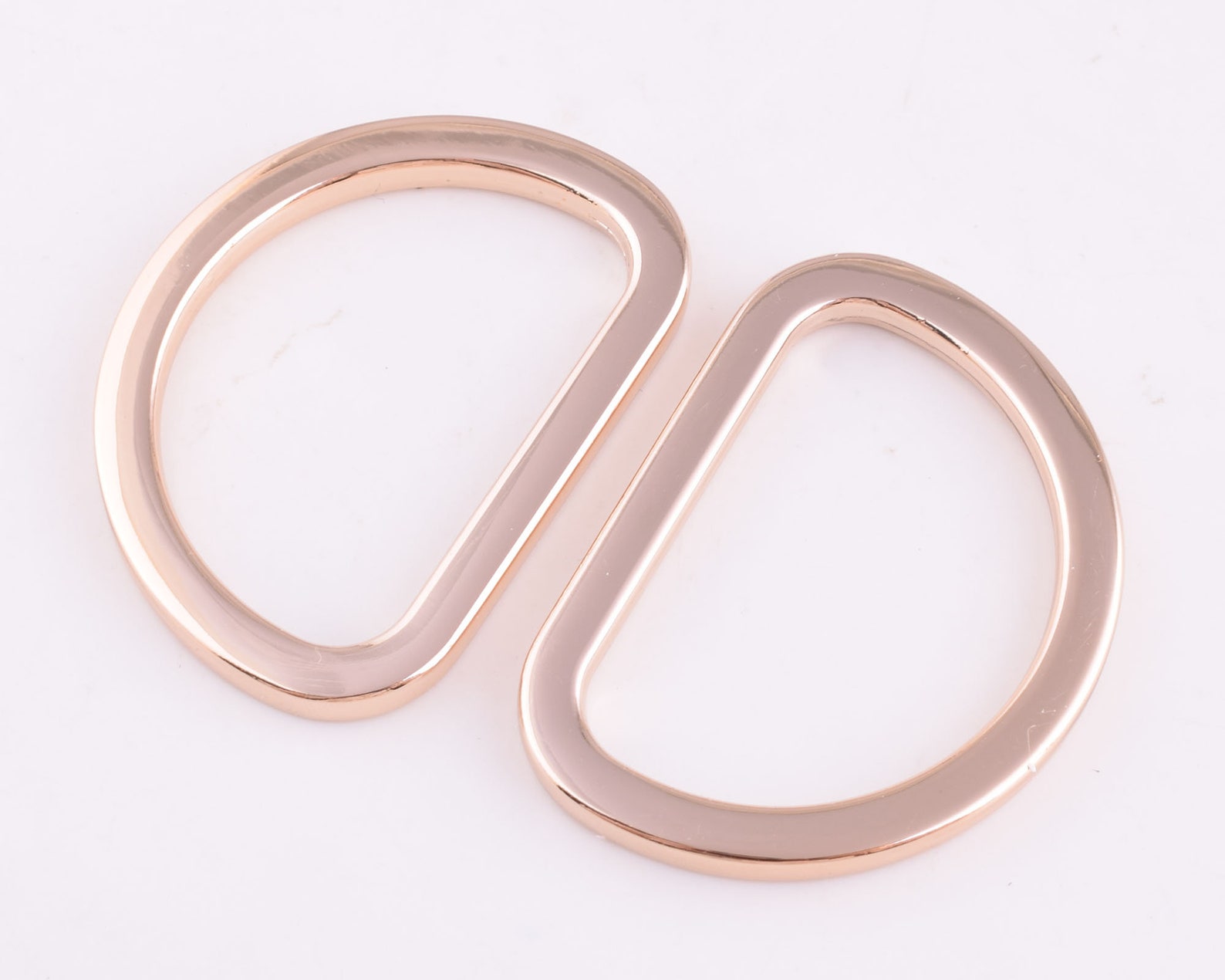 Flat Cast D Rings Light Gold Flat Strap D Ring Purse D Ring Buckle ...