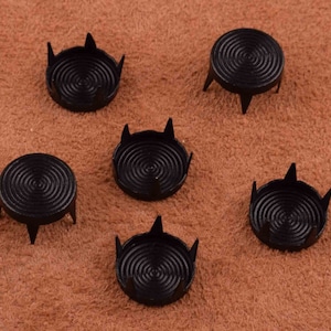 black Nailheads Spots Pyramid Studs,12*7mm Metal Nailheads Studs brass Studs,Nailhead Decorative Upholstery Tacks for clothes/bag/purse