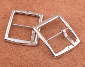 Metal Buckles-8pcs silver belt buckle Straps Finding 20mm for Handmade Bags belt slide leather making for collars/bags/straps/belts