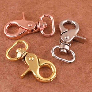 swivel clasp snap hooks Lobster Clasp Purse bag Handbag Clasps,56*21mm strap Purse clip For key fob hardware bag chain/bag strap clasp