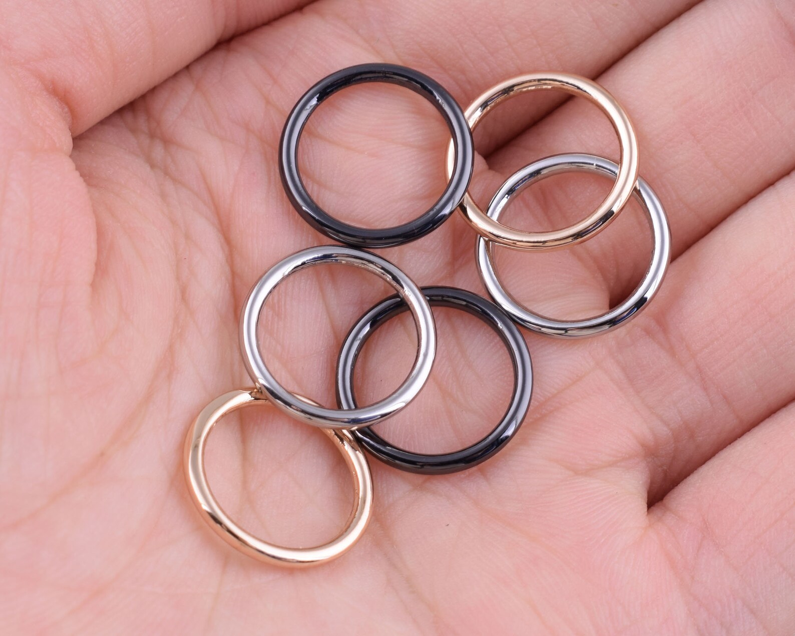 Metal Craft O Rings purse ring connector 13mm Metal O  auditorium  