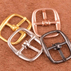 Rectangle adjustable Strap Buckles Handbag Purse Bag Making Hardware,13mm purse pin buckle 20pcs for Bag Belt Loop,four color