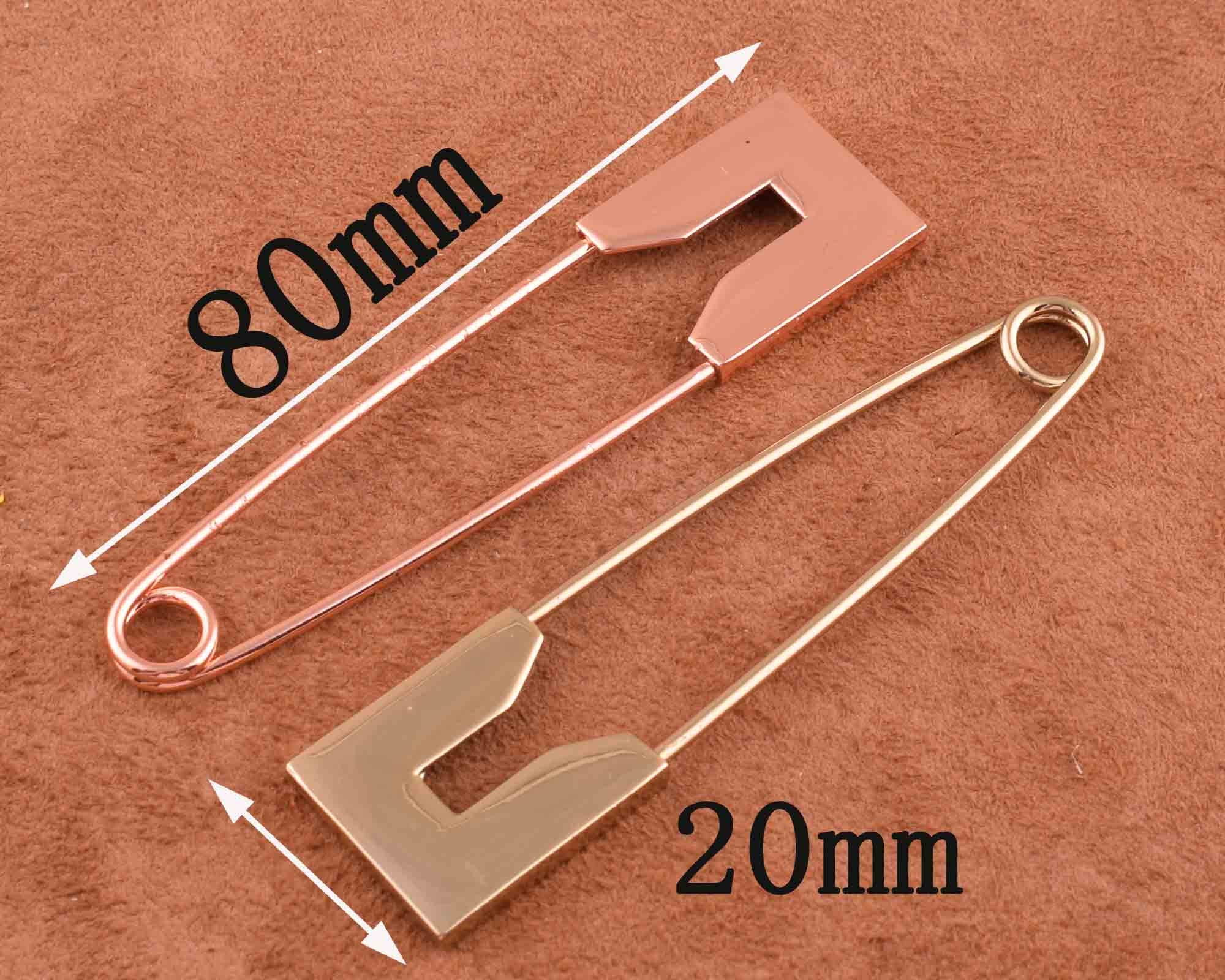 洗濯用安全ピン 80 mm ローズゴールド 安全ピン シルバー 大きめの安全 洗濯用安全ピン 80 mm ローズゴールド 安全ピン シルバー 大きめの安全