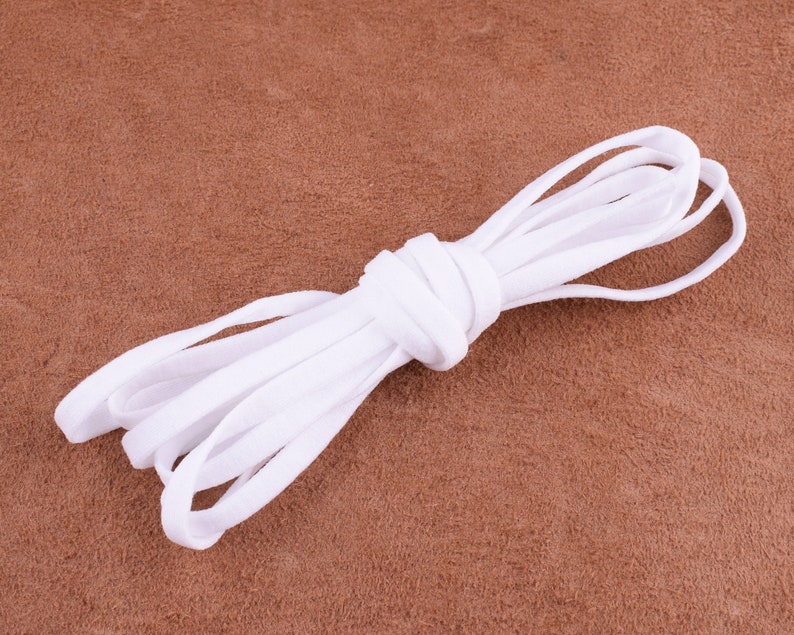 Thin Elastic Cord White Elastic Band Cord Rope Rubber Band - Etsy