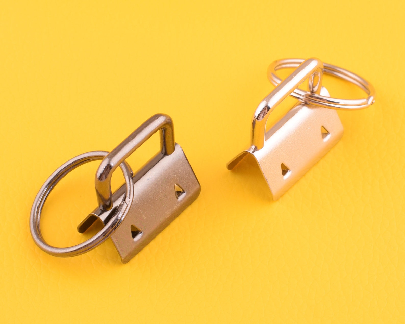 Key Fob Hardware 1 Inch Nickel Plated 10 Setskey Fob Hardware Etsy