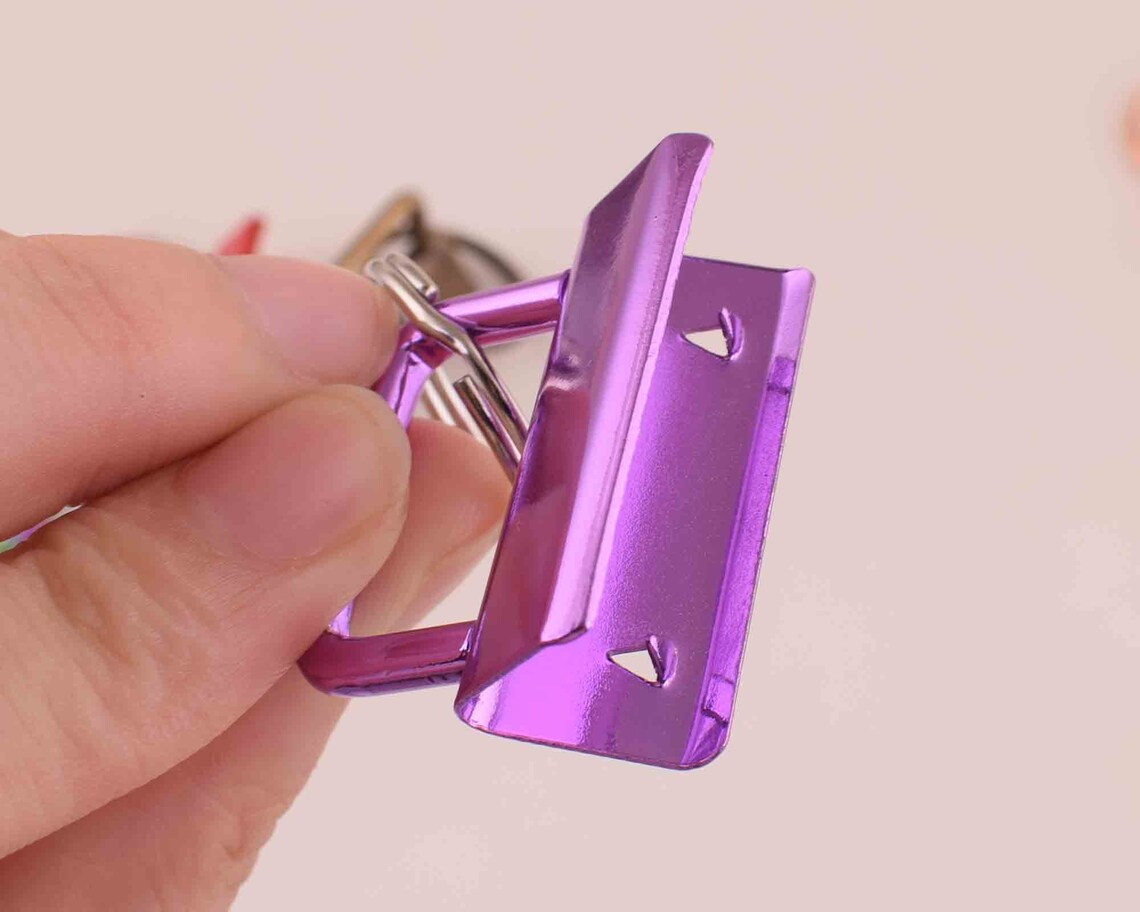 32mm Key Fob Hardware With Key Ringrose Gold Key Fob Hardware Etsy