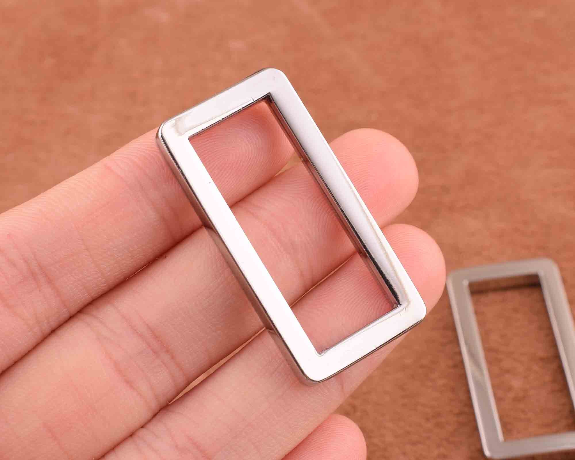 Rectangular Frame Buckle Metal Rectangle Buckle Rectangular Rings,1.25 Inch Purse Strap Buckle ...