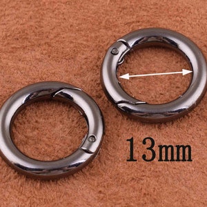 Gunmetal Metal Spring O Ring,13mm Metal O Ring,zinc Alloy Spring Ring ...