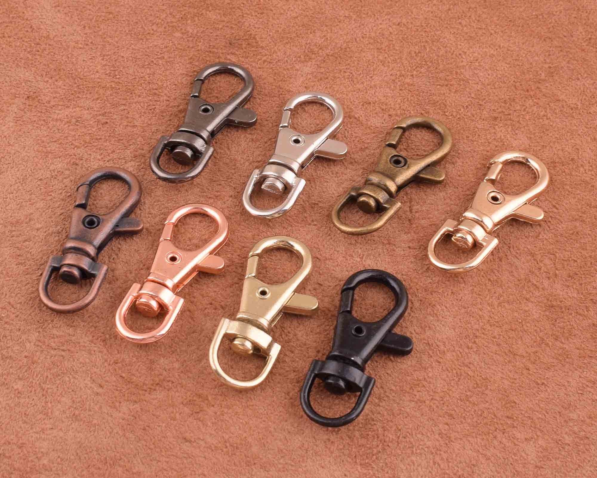 Swivel Clips - 1-Inch - 25mm - Lobster Clasp - Swivel Hooks - Bag Hardware  - Strap Hooks - Strap Clips - 2 Minutes 2 Stitch