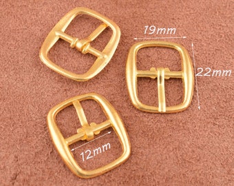 1/2" Gold Buckle 12mm Adjuster Buckle Tri Bar Buckles Strap Belt Buckle Slider Handbag Handware Bag Making Accessories 30 pcs