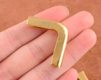 gold Corner Protector Decoration Corner 29mm Metal Corners Book Protect Box Corners Decorative Corner Bracket 30pcs for card/book