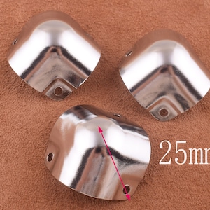 1 inch Hoek beschermers Silver Corners 25mm Decoratie Hoek Bescherming Sieraden Box Hoeken Bescherming Decoratieve Hoekbeugel