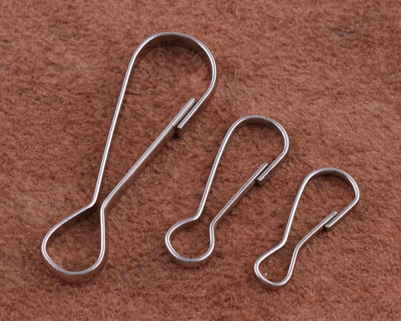 Lanyard Snap Clip Hooks Lanyard Clasp 20-40mm Spring Clips Jewelry Clasp,lanyard  Hooks,silver Zipper Pulls for ID Card/diy Making -  Canada