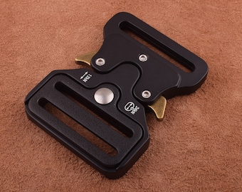 1.5"(38mm) Black Metal Release BUCKLE Clutch Closure,Bag Turn Lock Backpack Buckle Craft Clasp Seat Belt Suitcases Buckle(2202)