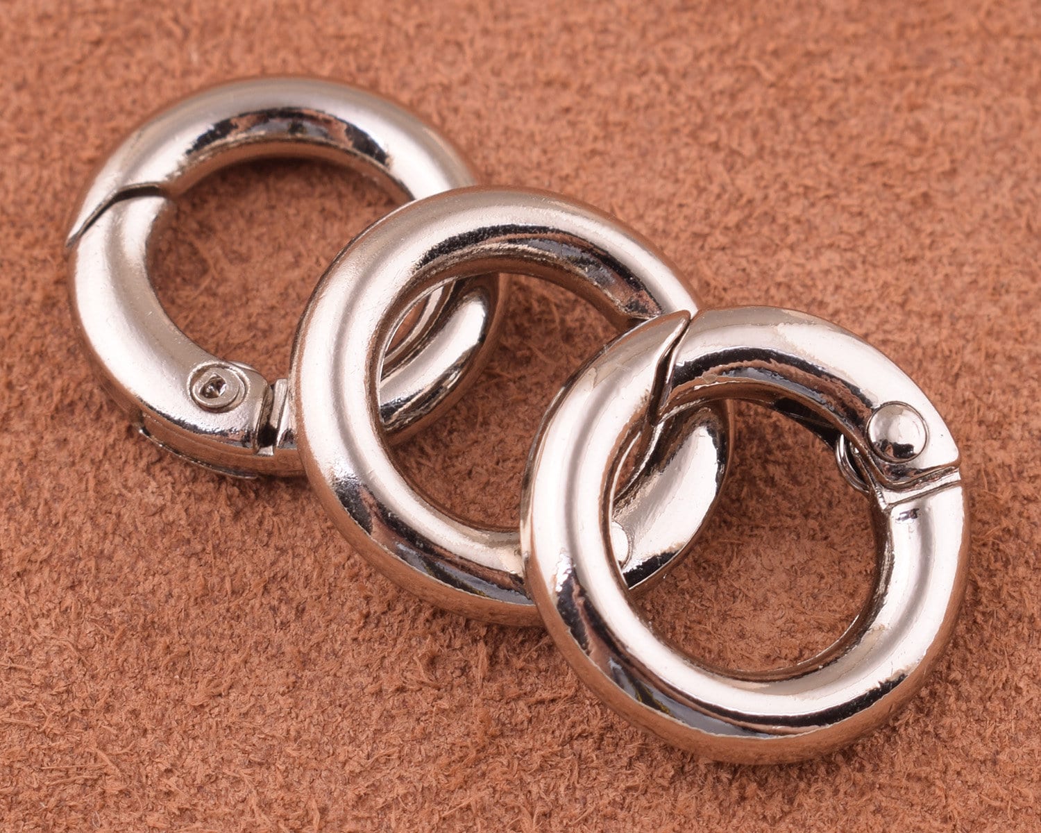 10mm Inner Round Spring O Ring Clasps Metal O Rings Round Ring