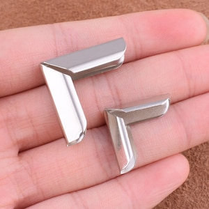 silver metal protection corners silver Decorative Book Corners,24/20mm DIY Book Corners,Metal Corner Protectors for book/diy making