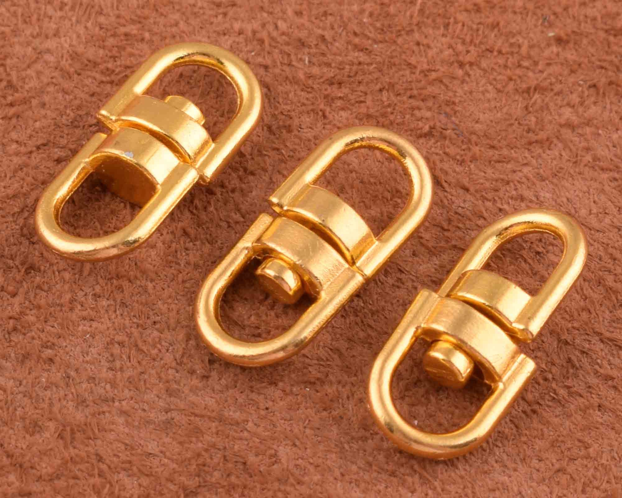 Gold Swivel Ring Connectors360º Swivel Joint Charm Link Etsy