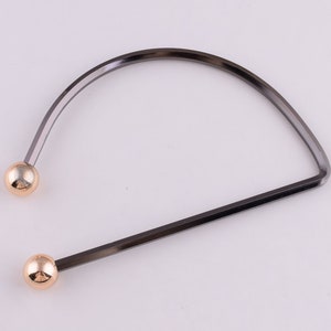 metal bag handles gunmetal Arched Handles Metal Handbag Handle,14.5*9cm strap handle purse ring purse frame for bag/purse/diy making