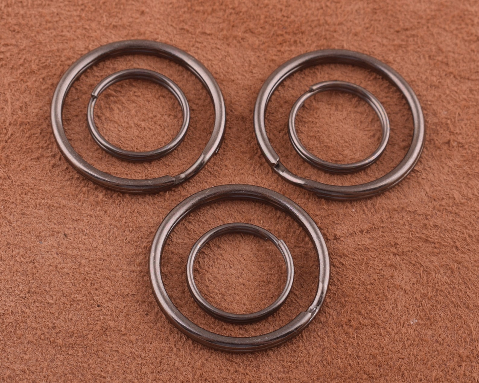 Black Key Ring 30pcs22/10013mm O Ring Jump Rings Large Key - Etsy