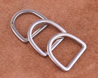 Heavy Duty D Ring,23mm Round rings,zinc alloy Metal D rings, D-rings Purse ring strap D ring,silver d ring for bag/purse/diy making