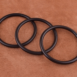 51mm O Ring 4pcs 2 inch NON welded O Buckle Belt Strap Buckle Webbing O Ring Leather Craft Hardware for bag/clothes/belt