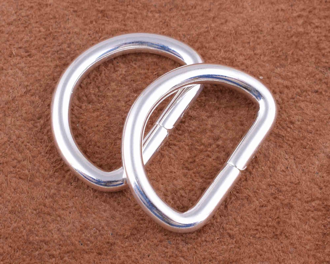 Metal D Rings Purse Link Connector Buckle,1 Inch Purse D Ring Buckle ...