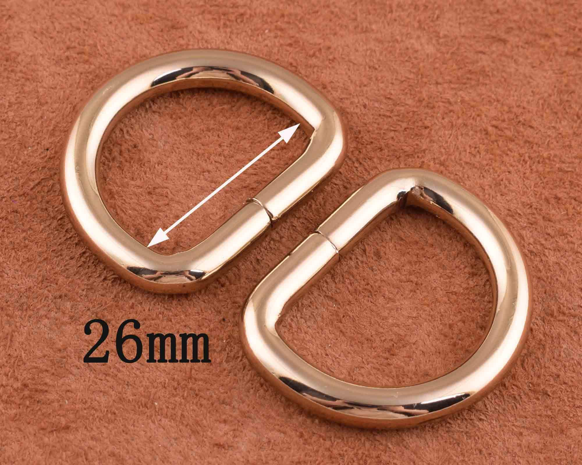 1 Inch D Rings Light Gold Metal D Ring Purse D Ring Buckle Etsy