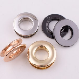Metal Eyelet Grommet zinc alloy round screw Eyelet,12mm Hole Grommets,4 color eyelets studs for bag/purse/Clothes Canvas Handbag
