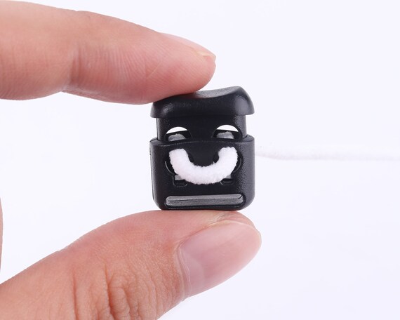 Cierres De Cordón De Plástico Con Resorte - Tapones De Palanca Redondos Para Ajustar Y Asegurar Cordones, 22 Mm, Paquete De Varias Unidades, Para Ropa, Mochilas, Zapatos