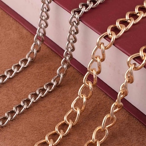 silver/Gold Purse Chain,metal Purse Replacement Chains,Purse Chain Strap,Chain Strap Purse,High Quality Heavy Chain for bag/purse/diy making