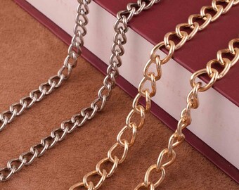 silver/Gold Purse Chain,metal Purse Replacement Chains,Purse Chain Strap, Chain Strap Purse, High Quality Heavy Chain for bag/purse/diy making