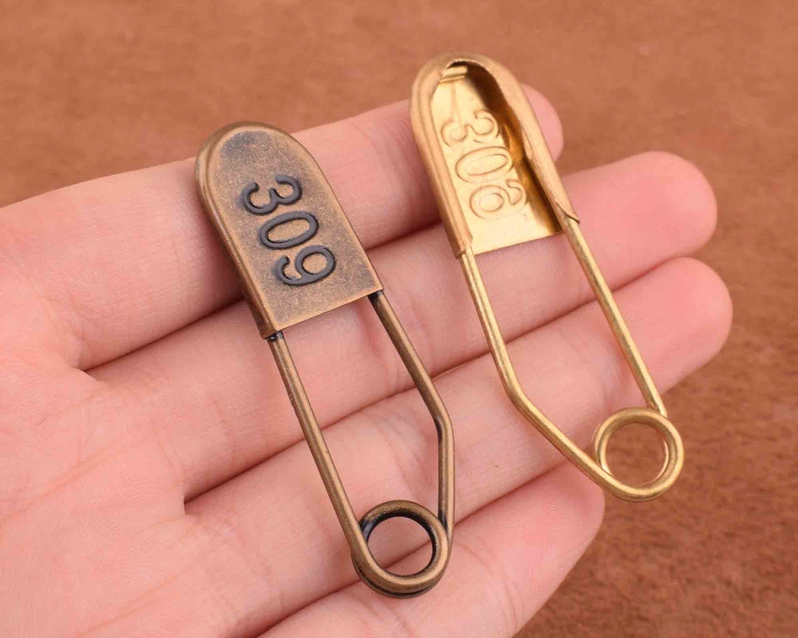 Vintage Brass Laundry Pins5515mm Steampunk Pendant Brass Etsy