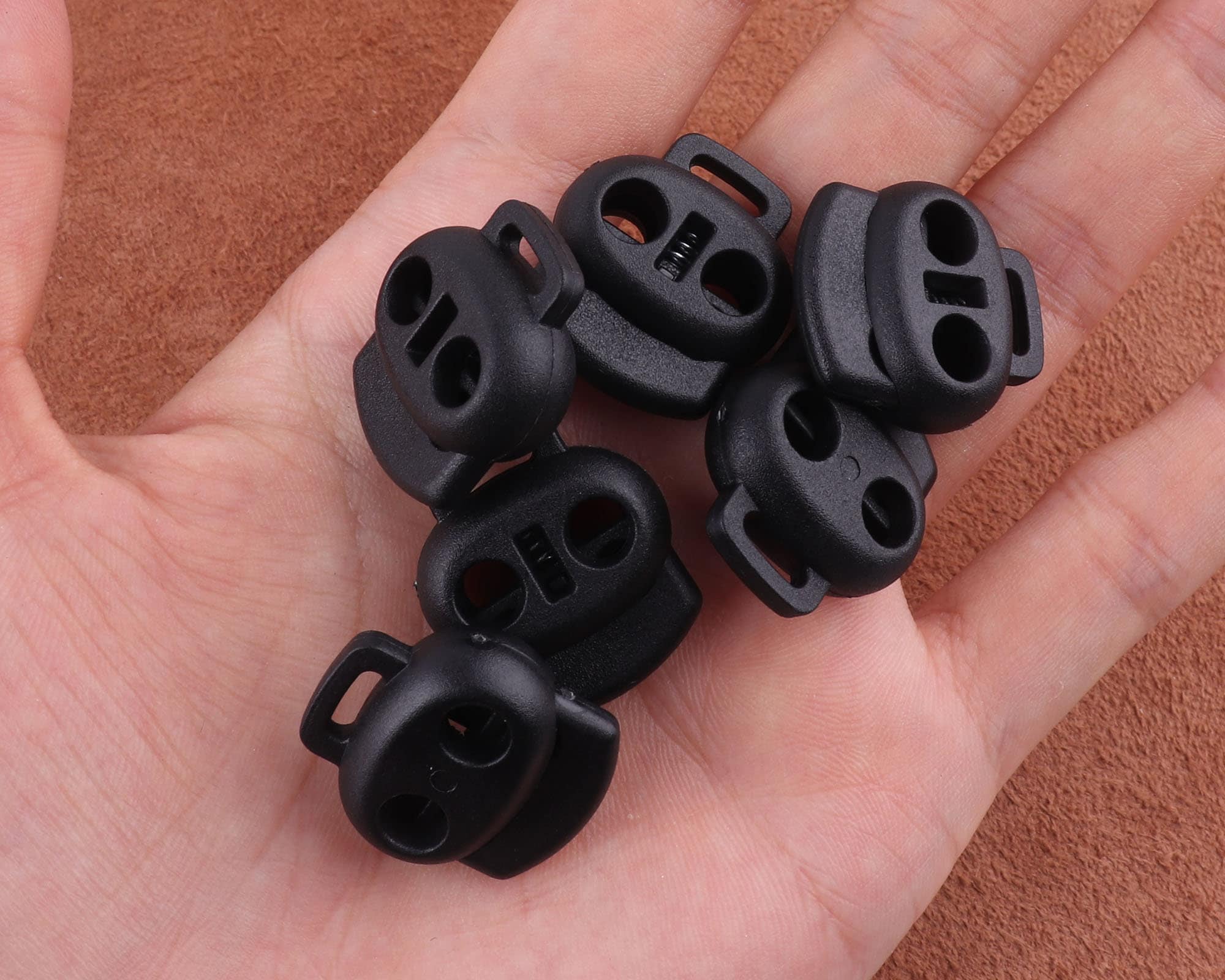 50 Pièces Verrou Arrêt Cordon Ressort Barillet 4mm - Clips De Verrouillage