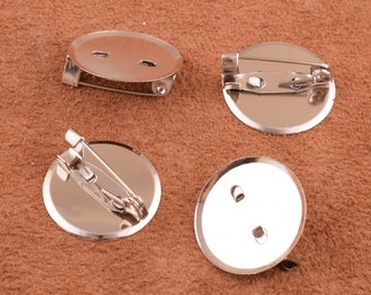 30 Pcs round Laundry pin silver blanket pin safety pin Craft Safety Pin Brooch Stitch Markers Metal Safety Pins Charms Jewelry Tag Fasteners