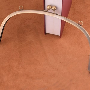 Large Bronze Purse Frame Glue In Purse Frame With Two Loops 28*16cm Retro Bronze Purse Frame Sewing Purse Frame for purse/bag/diy making