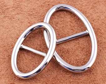 17mm 22mm Silver Slide Buckles Adjuster Buckle Metal oval Belt Buckle for Bag Strap Belt purse clothes shoe diy making 4 PCS