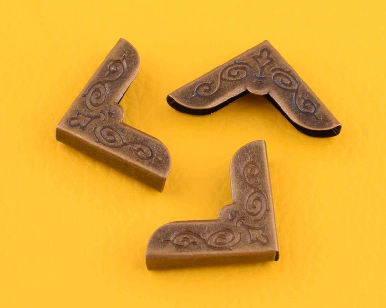 Bronze Metal Corners Decorative Book Corners204mm DIY Book Etsy