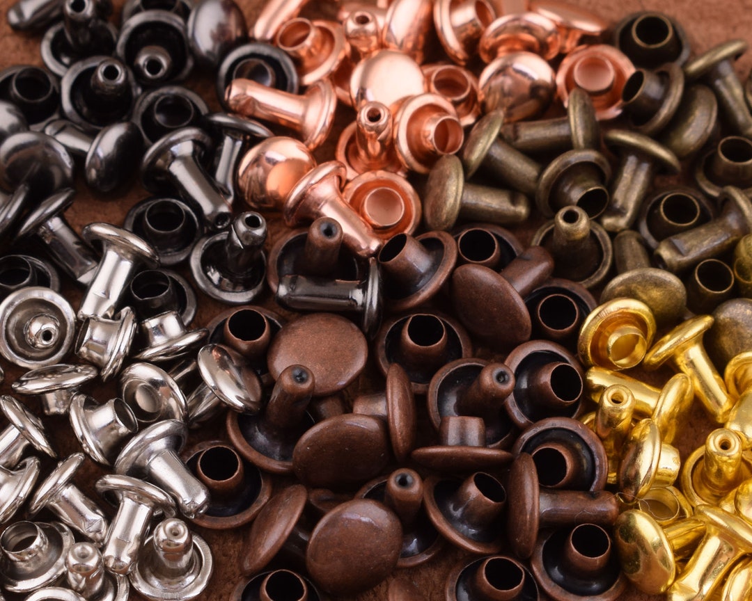 Metal Purse Rivet,many Sizes and Colors Cap Double Headed Metal Rivets ...