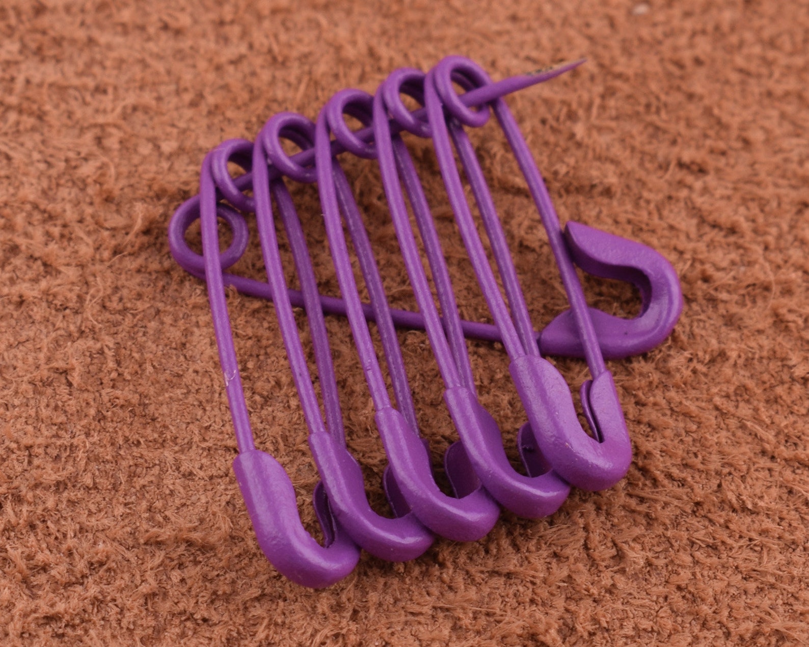 Small Safety Pins/ 100 Pieces Purple Small Safety Pins/ Three Etsy
