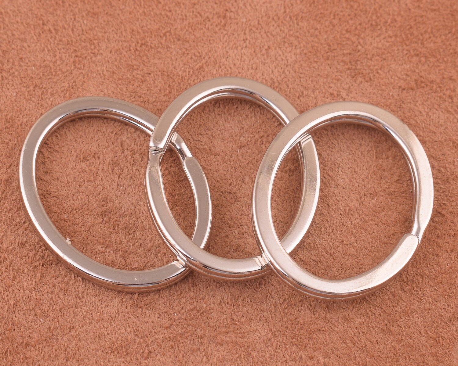 Three Shape Key Rings,pentacle Shape Cute Key Fob Ring 1 Inch 31*23/24 ...